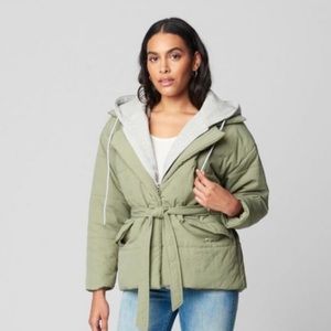 Hooded Blank NYC jacket